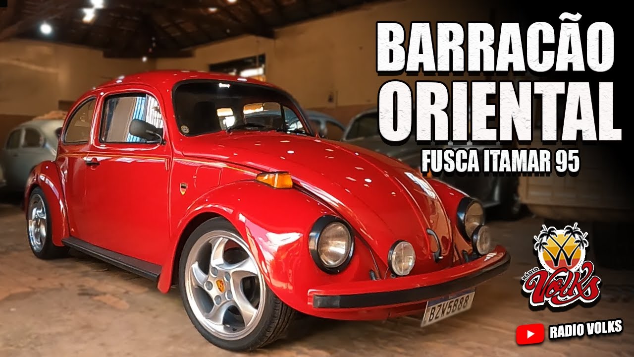 CONHEÇA O FUSCÃO ITAMAR VERMELHO SPORT DIRETO DO BARRACÃO ORIENTAL DO SR  MIYAGI.