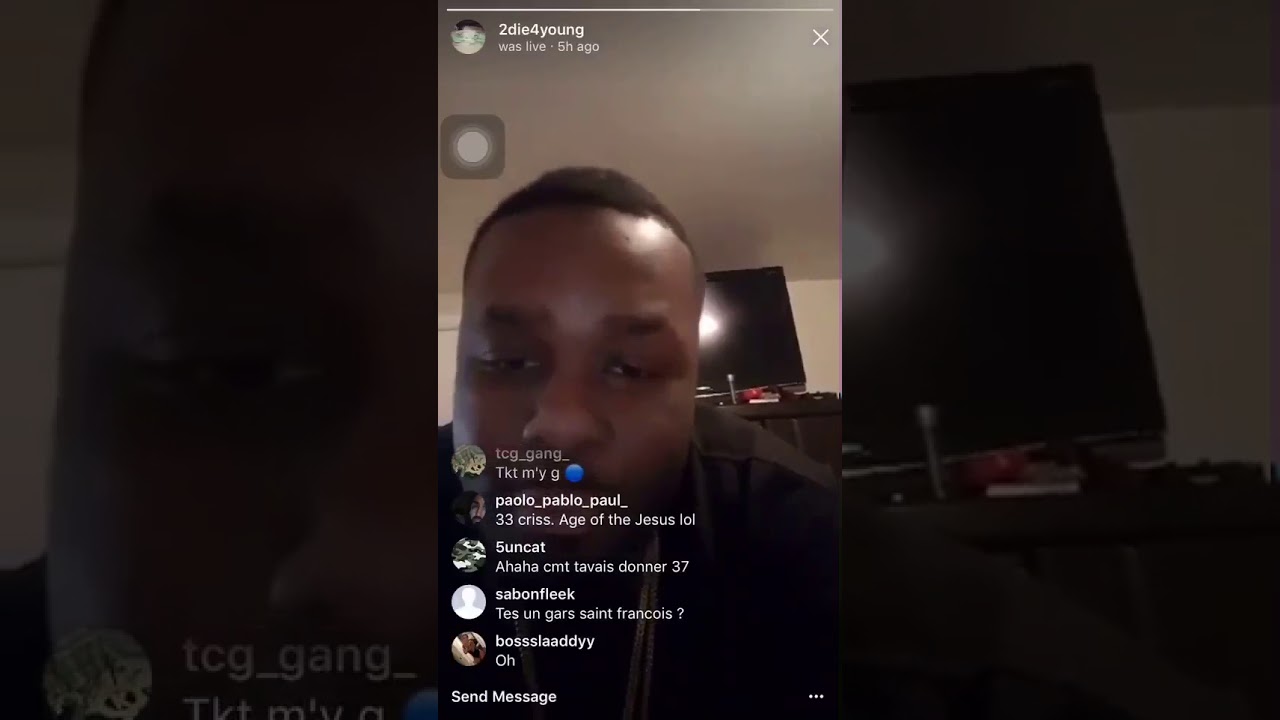 Young Dev Ig Live Parle 'Des Negs Saint-Francois '
