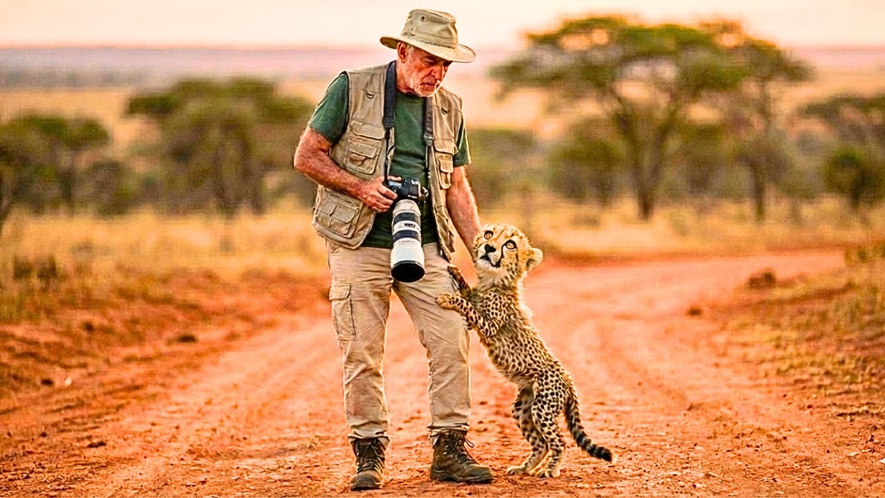 Cheetah Cub Cries To Photographer For Help. What Happened Next Will Melt Your Heart.