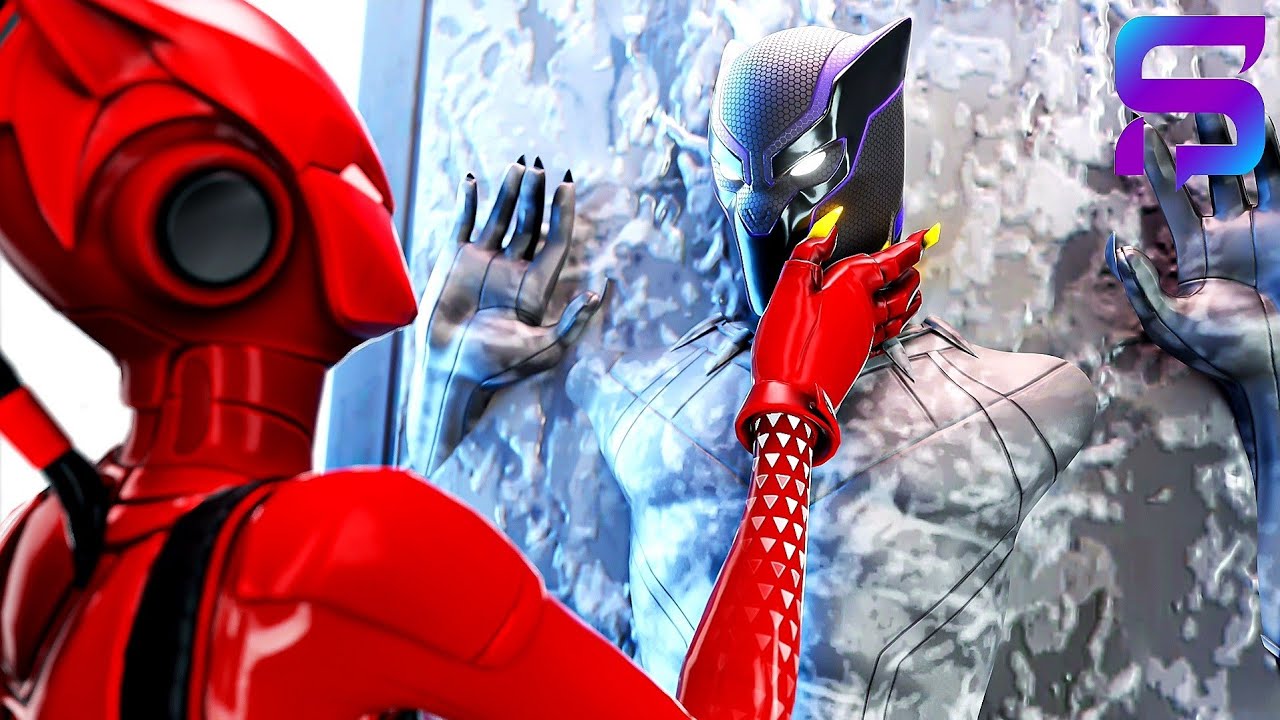 BLACK PANTHER is FROZEN IN STONE.... ( Fortnite Short )