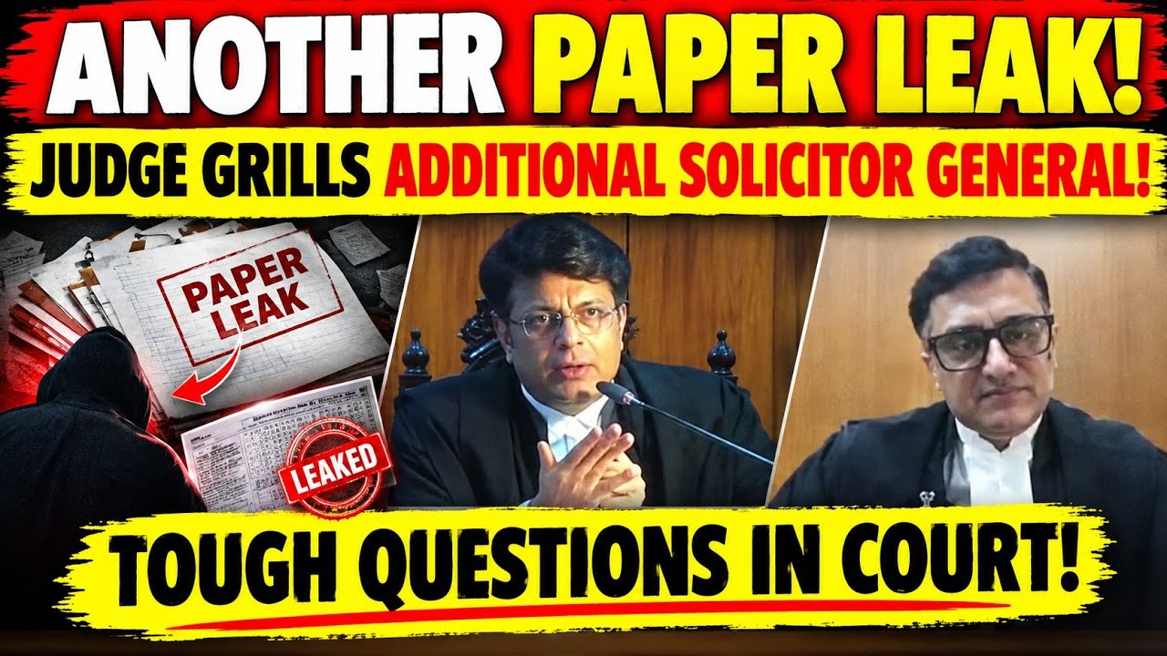 &ldquo;ANOTHER PAPER LEAK?&rdquo; Judge Grills Additional Solicitor General | Shocking Courtroom Hearing