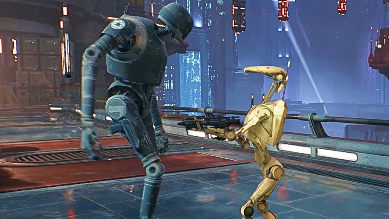 K-2SO VS Separatists Battle Droid | STAR WARS JEDI SURVIVOR