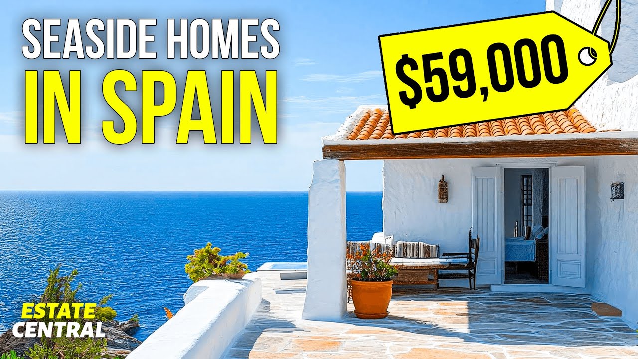 Amazing SEASIDE Homes in SPAIN under $70,000 Near Beach