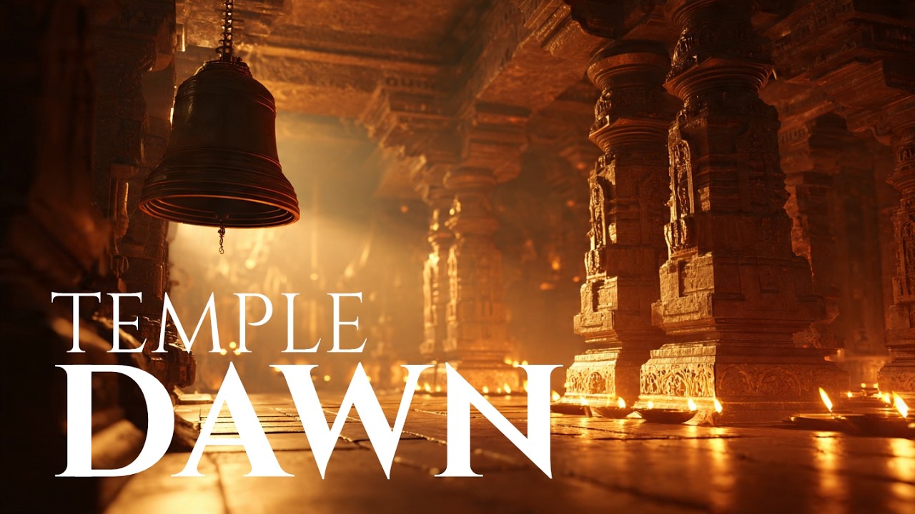 Temple Dawn — Sacred Morning Bells & Shehnai | Indian Devotional Ambient for Prayer & Meditation