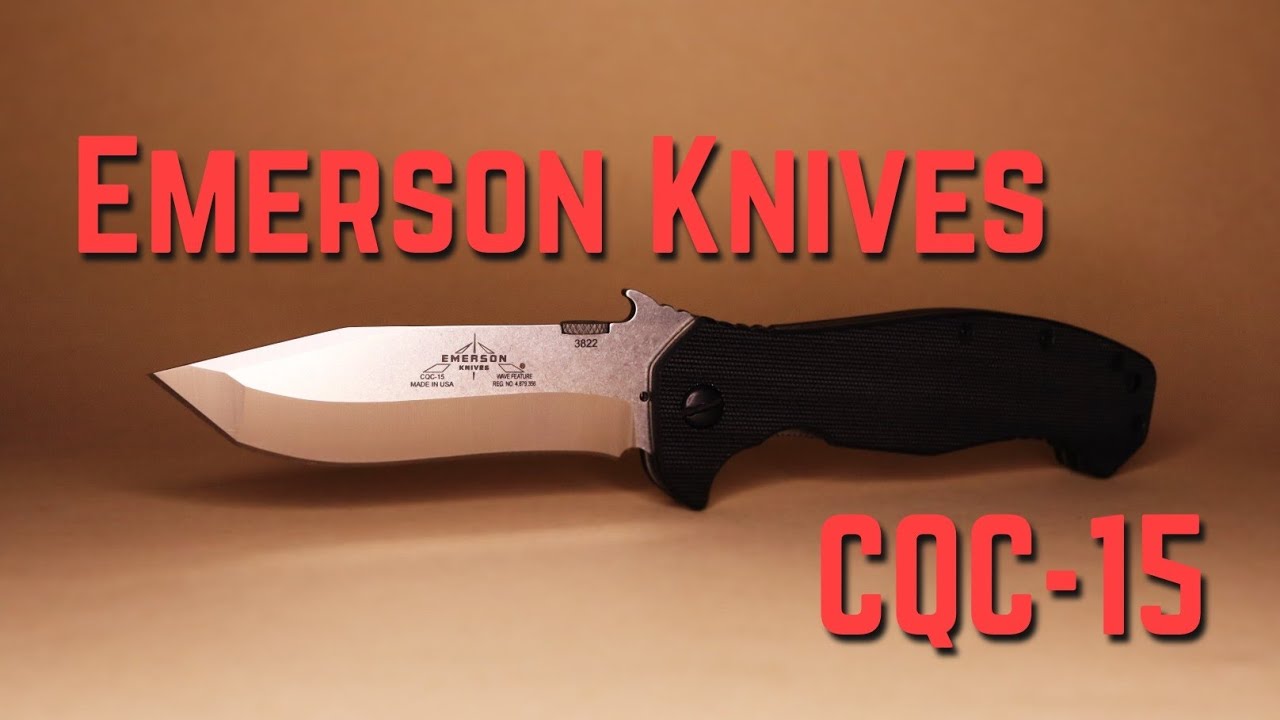 Emerson Knives CQC-15 W/Custom Scales!!! #deadpool