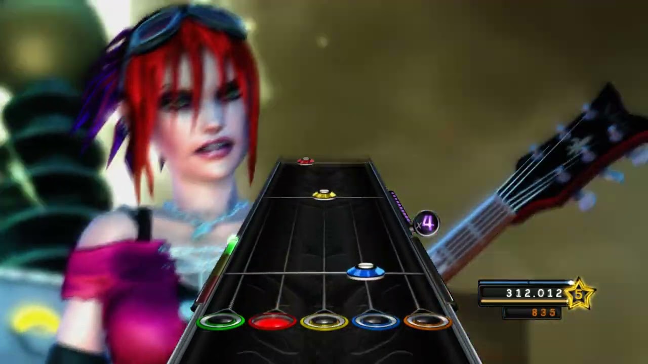 Guitar Hero - Warriors of Rock - Rexglue Prueba 2 - Sincronizaci&oacute;n