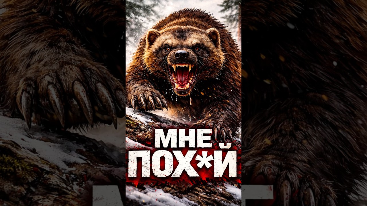 Росомаха &mdash; самый отбитый зверь леса