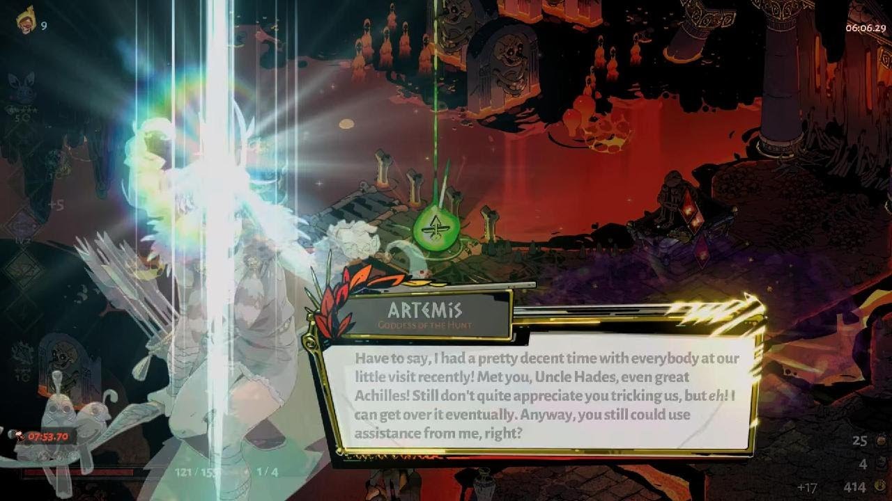 HADES - Artemis ADORABLE Dialogue after Finally Meeting her Idol Achilles