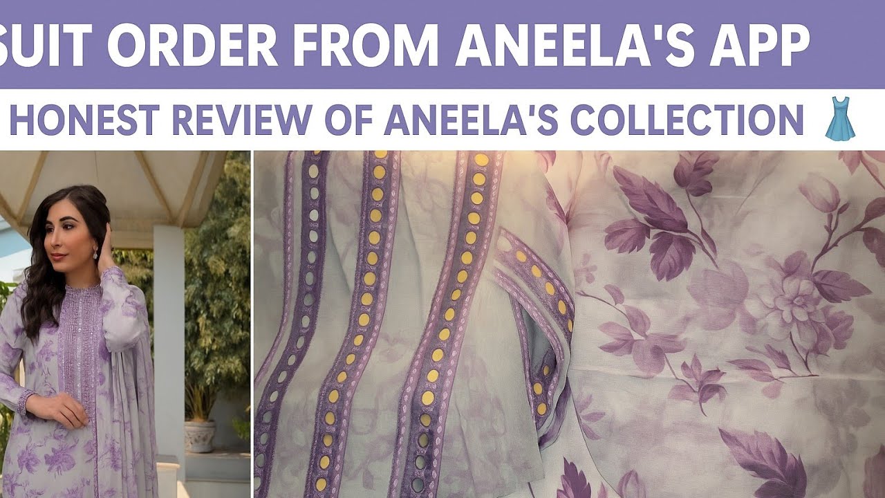 Suit Order From aneela's Collection||Order from Aneela's App||Honest Review