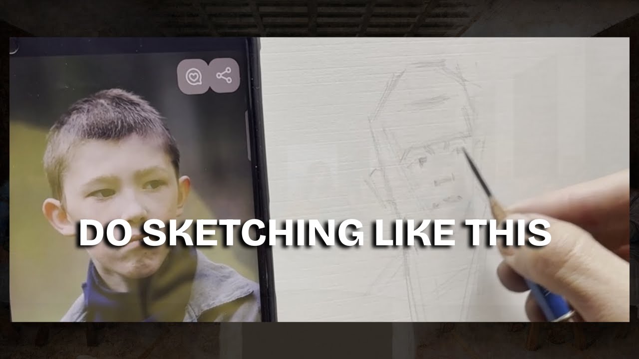 Sketching Karne Ka Best Tarika | Easy Sketching Demo | Real Time