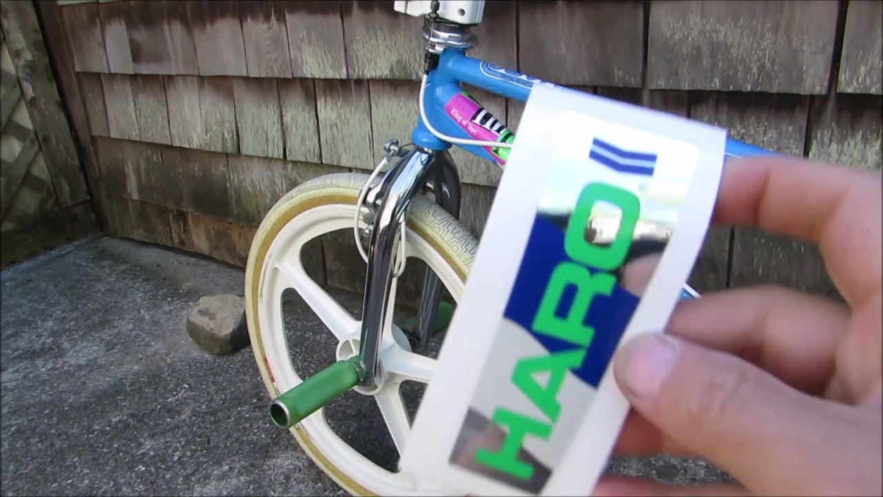 1986 Haro Sport Decal install on my 2016 Haro Sport Lineage. 3M protective tape #bmx #harobmx