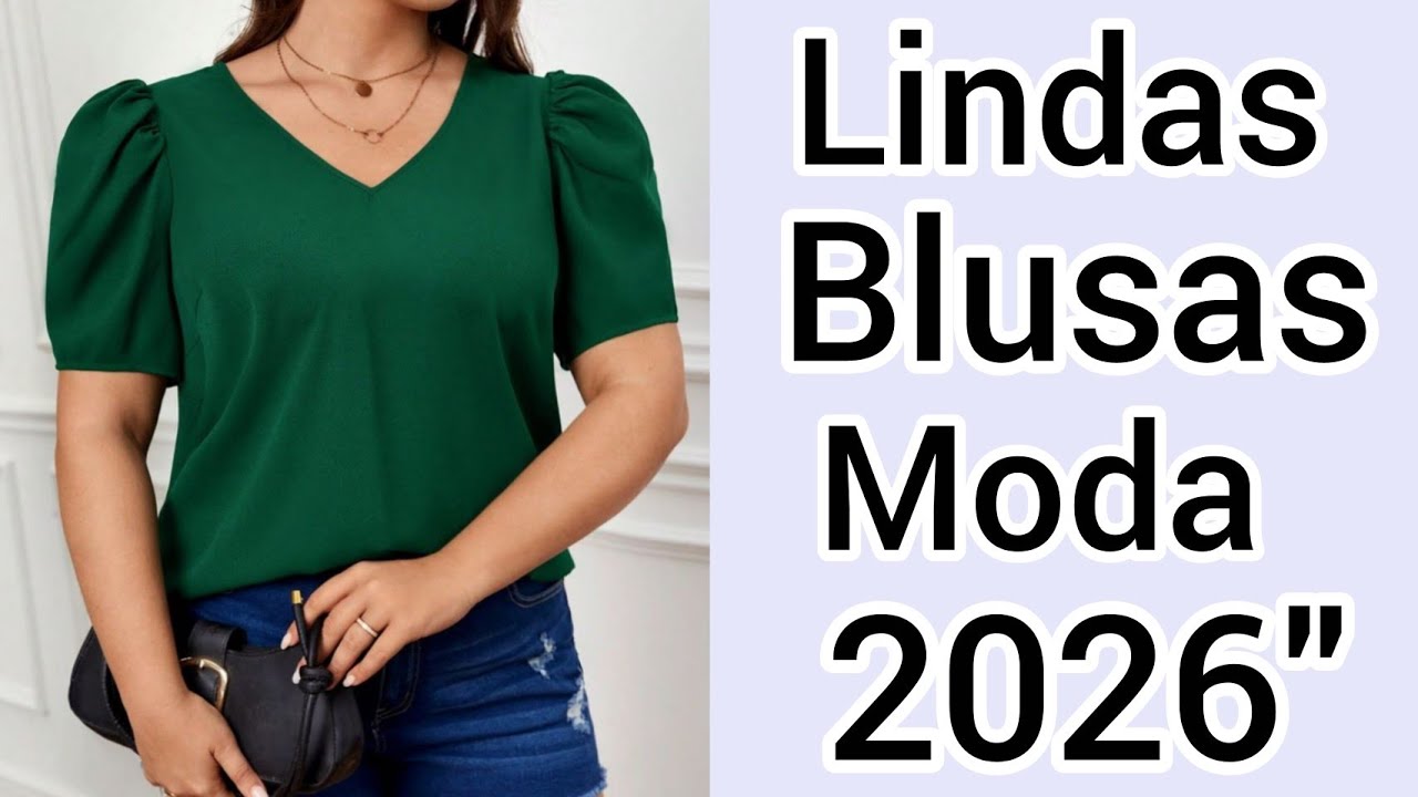 moda BLUSAS 2026 LINDAS cómodas BLUSAS MUJER 👚