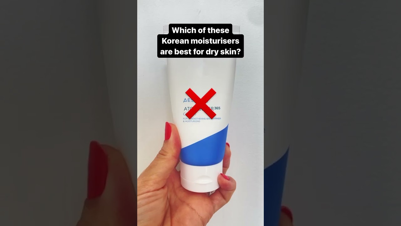 Viral Korean Moisturizers tested on dry skin - Aestura Ato Barrier Round Lab Birch Juice Dr.G Red