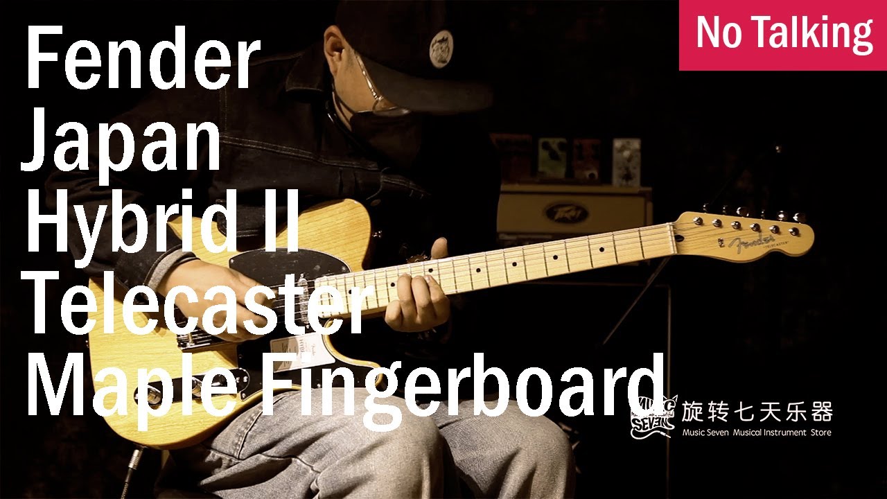 Fender Japan Hybrid II Telecaster Maple Fingerboard | No Talking