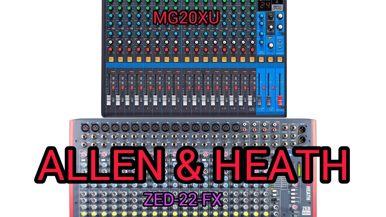 YAMAHA MG20XU 👈  &  👉ALLEN & HEATHZED-22-FX ഇവരിൽ  ആരാണ് പുലി...🔥👉