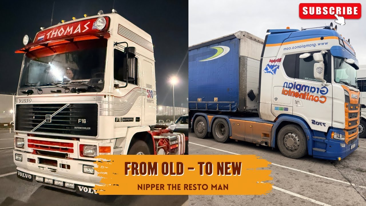 OLD vs NEW! delivering the F16 & Living in a Scania S770 V8