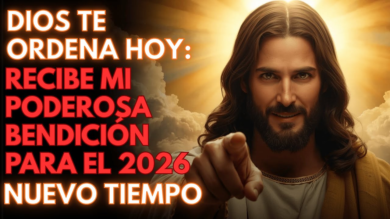 Hoy, 10 Enero - Dios Te Ordena Hoy: Recibe Mi Poderosa Bendición Para El 2026 Y Tu Nuevo Tiempo