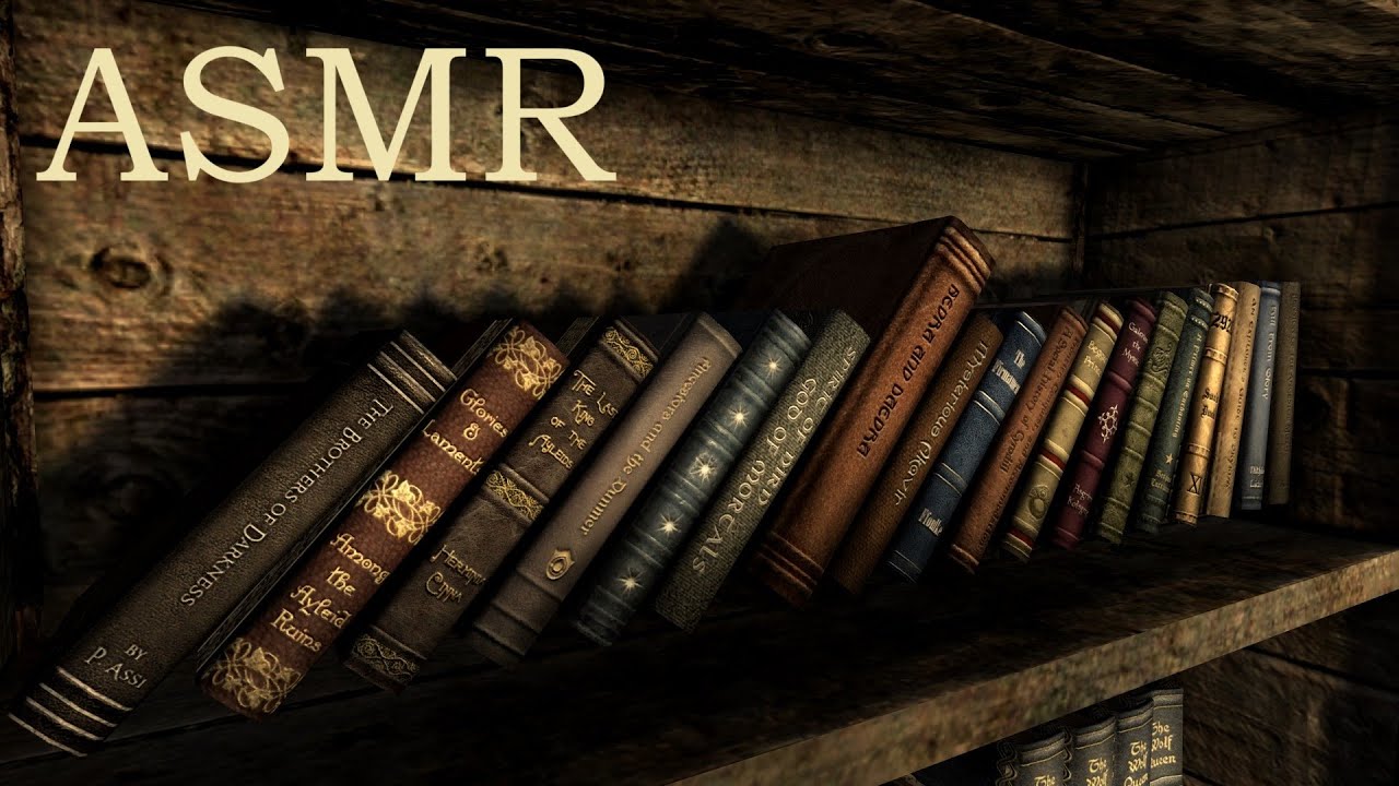 [ASMR] Reading Some Books from The Elder Scrolls V: Skyrim | (whispered)