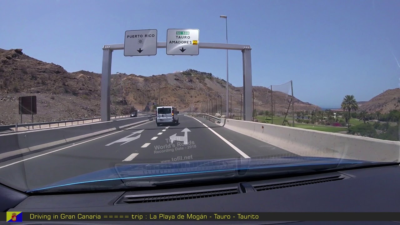 780 Driving in Gran Canaria La Playa de Mogán - Tauro - Taurito