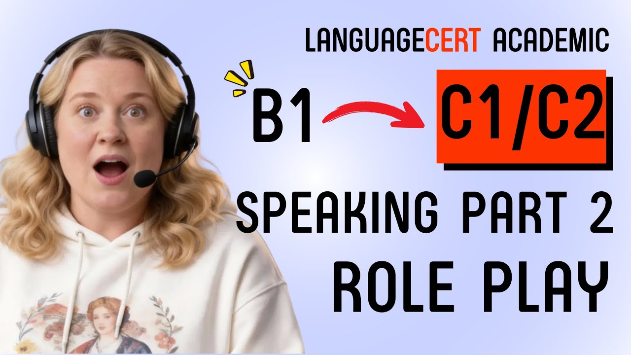 Ace LanguageCert Academic Prep | Speaking Part 2 Role Play | Template & Practice 2026 #languagecert