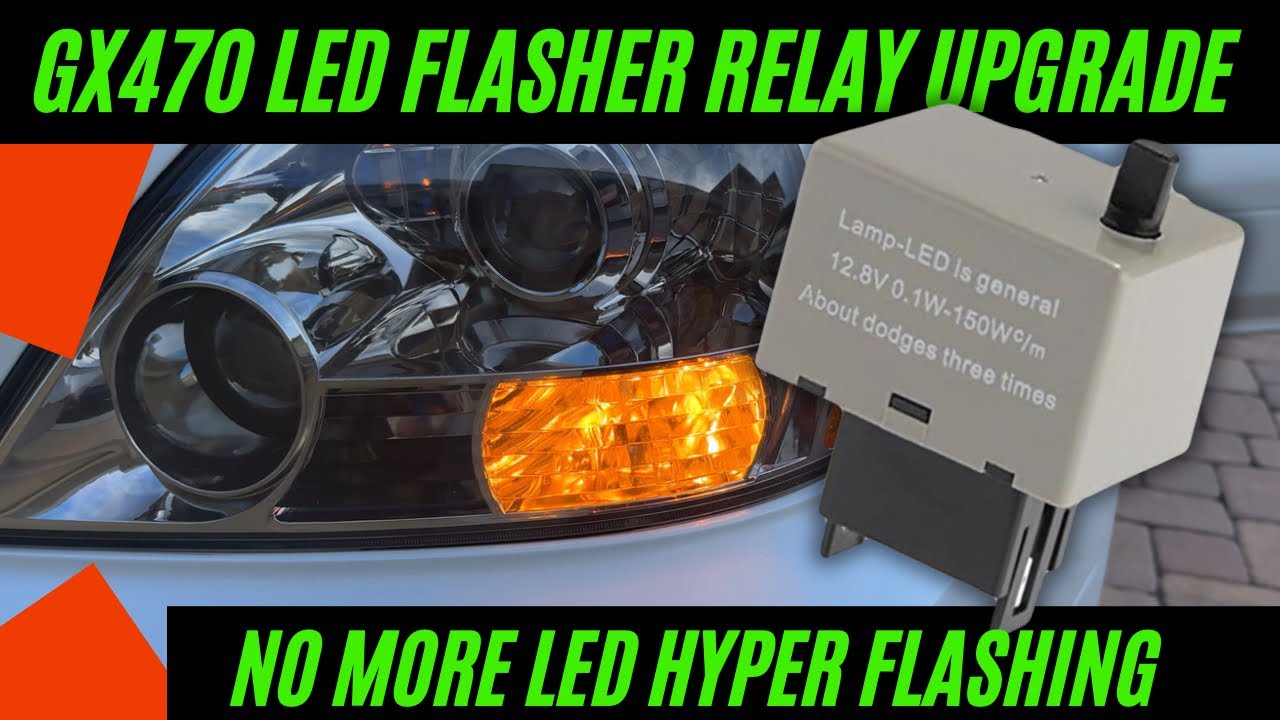 How to Install LED Flasher Turn Signal Relay on Lexus GX470