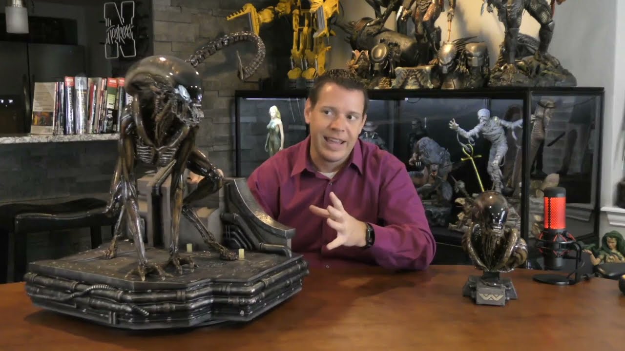Почему мой макет собаки Alien 3 от Prime 1 Studios похож на Халка из Sideshow Gladiator? Обзор здесь