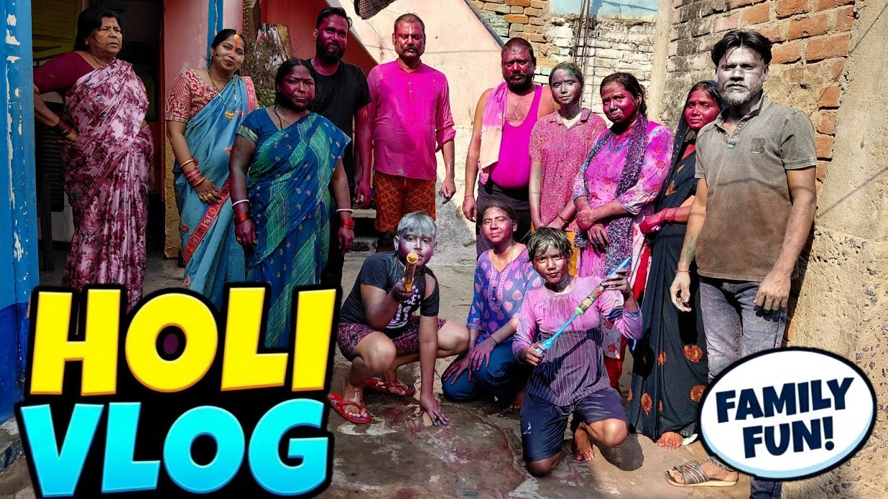 Holi Vlog 2026|| Sabhi Log Alien Ban Gaye Hai 😱👹☠️💀💀💀☠️👽👻👻