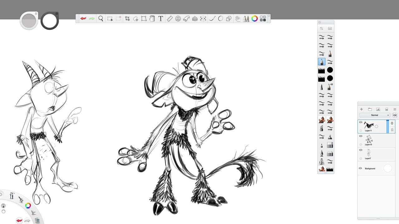 Brett's Character Design Process Part 02