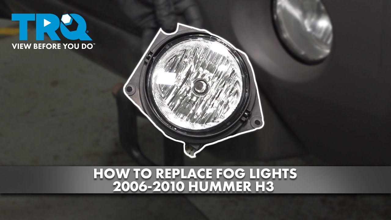 How to Replace Fog Light Set 2006-2010 Hummer H3