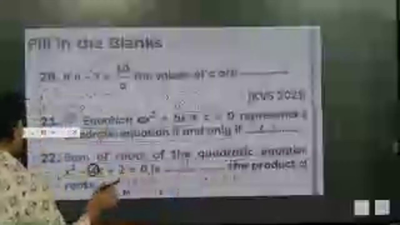 quadratic eq plus other chapter revision grade 10 maths,2026