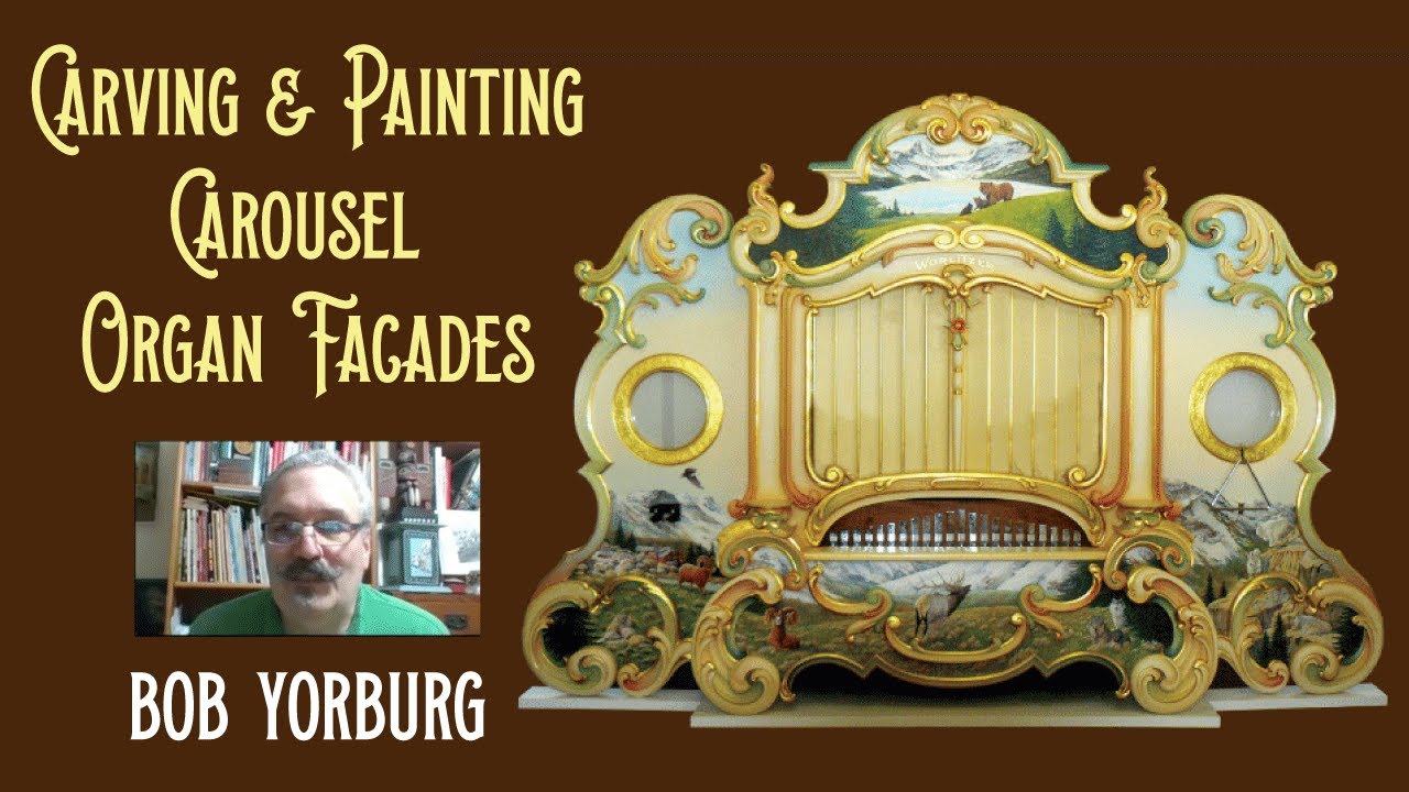 Carving & Painting Carousel Organ Facades