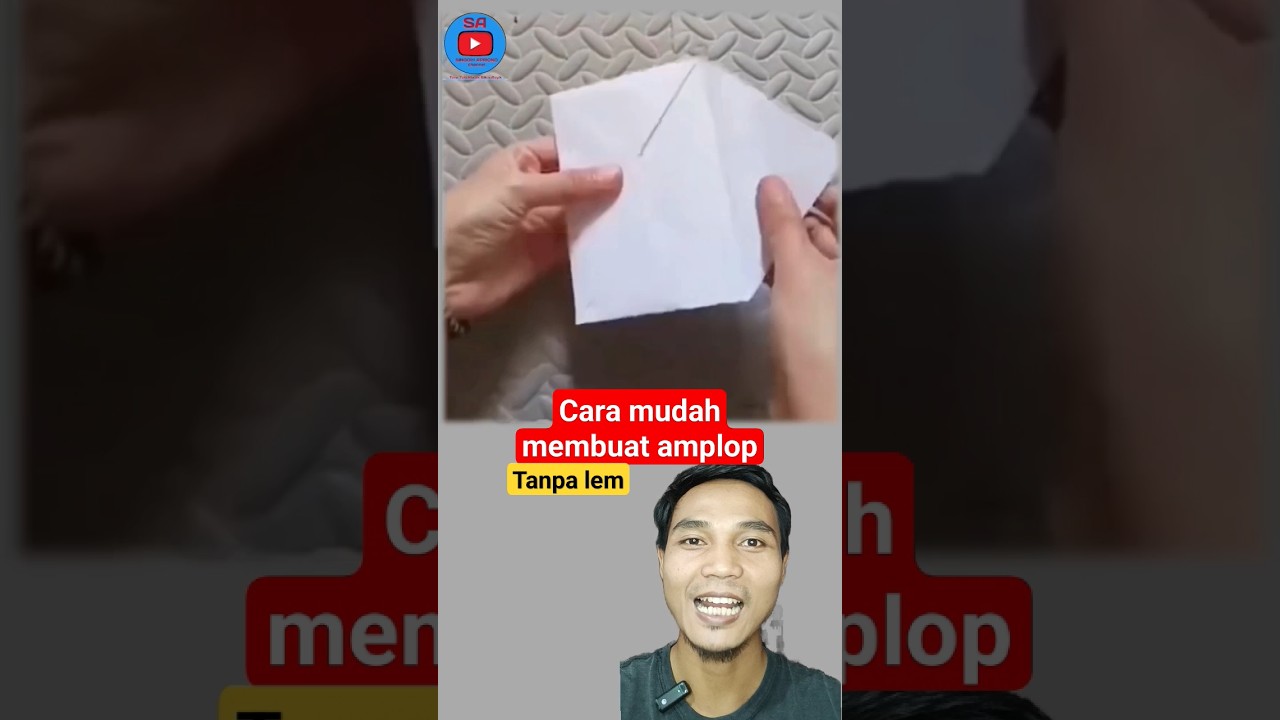 Cara membuat amplop dari kertas HVS 