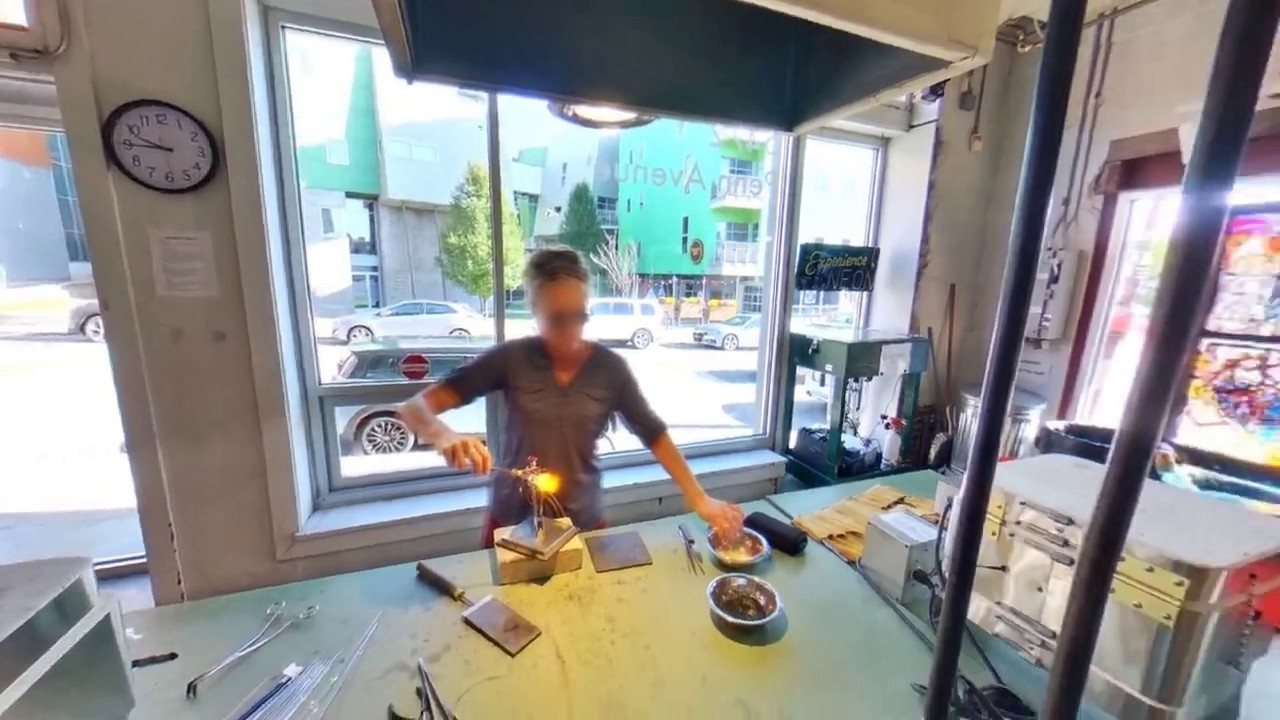 Pittsburgh Glass Center Virtual Building Tour &ndash; Flame Shop