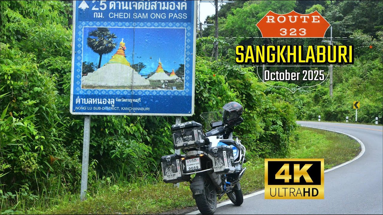 🇹🇭 Route 323 Cinematic Version | Sangkhlaburi | Kanchanaburi | BMW R1200GS Adv