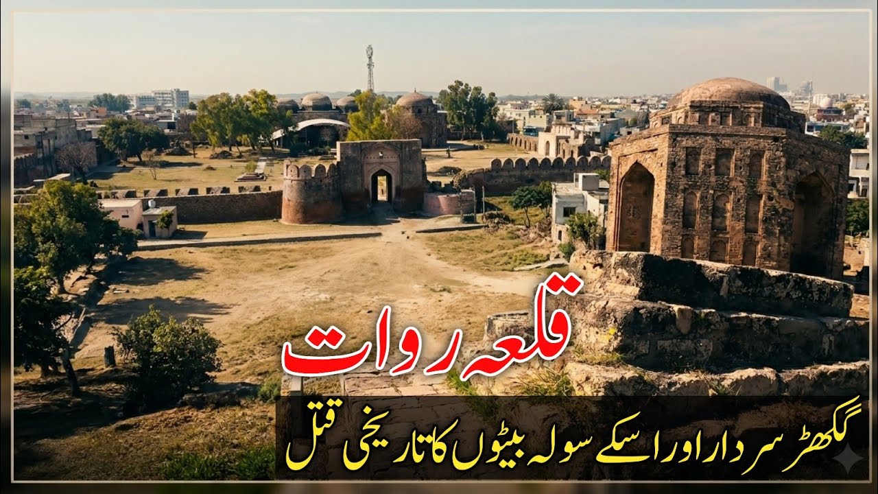 Historical Rawat Fort Rawalpindi | Sarang Khan Gakhar & Sons Graveyard