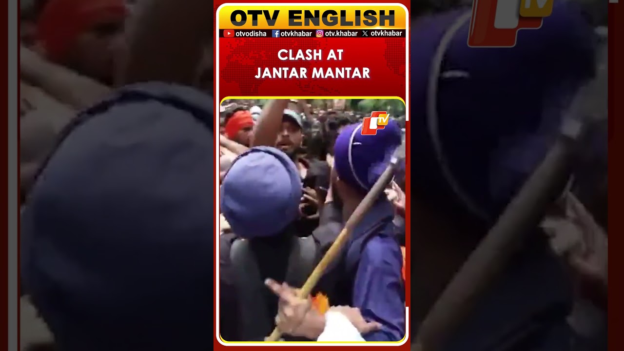 Delhi: Clash Erupts Between Protesters And Nihang Sikhs At Jantar Mantar | OTV