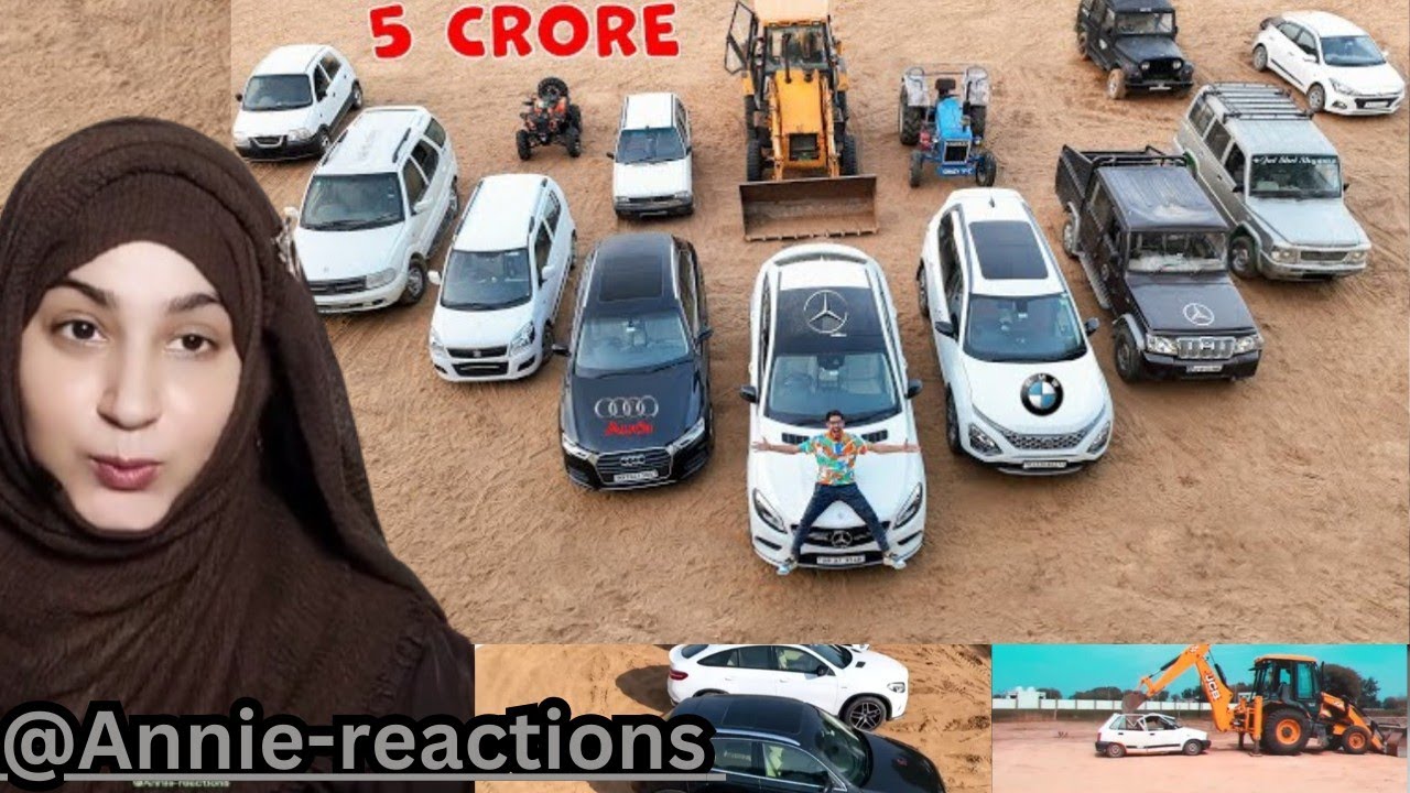 OUR CAR COLLECTION - Worth 5 Crore // CRAZY XYZ SUPERCARS // Annie-reactions