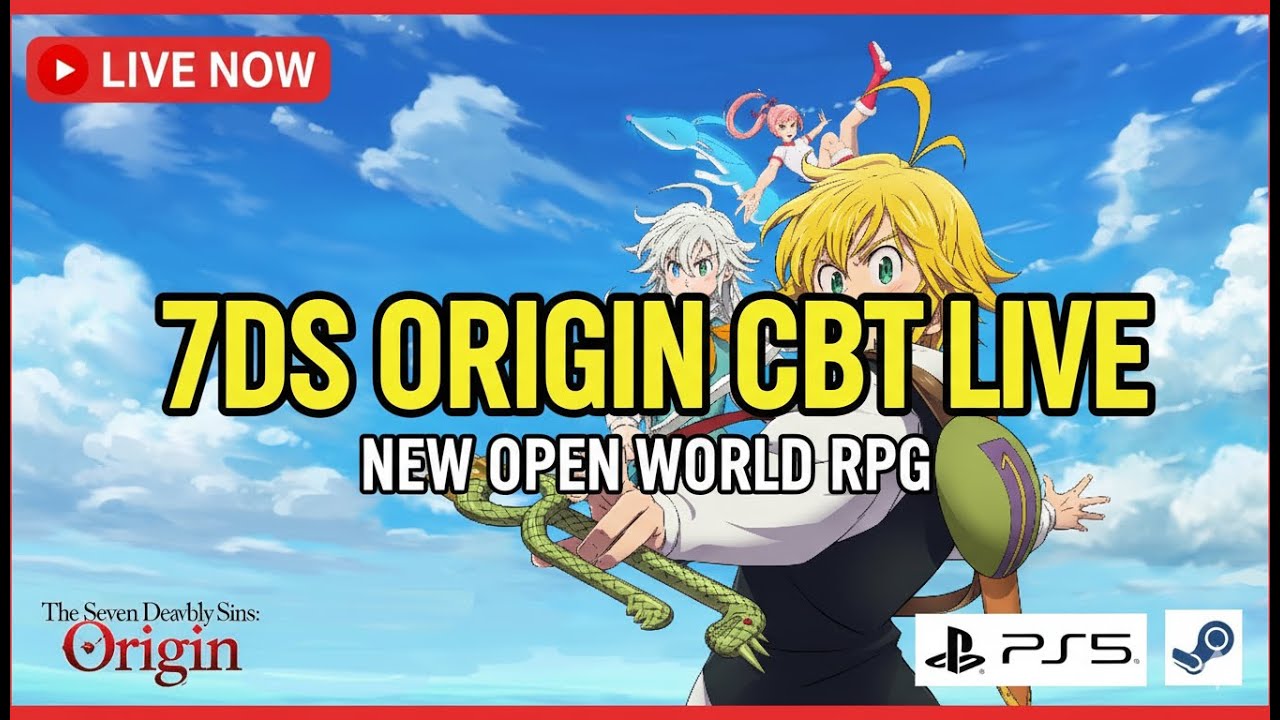 LIVE: The Seven Deadly Sins - Origin CLOSED BETA TEST | First Look at Open-World Gameplay (Steam)