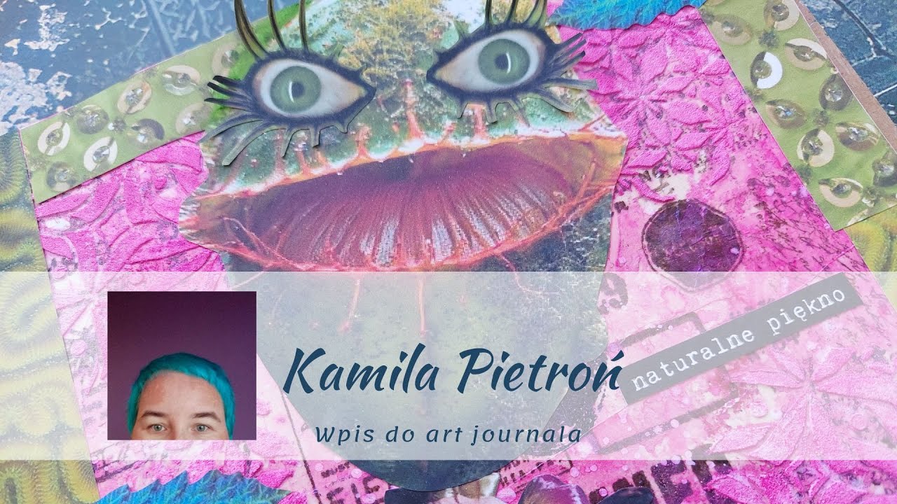 Naturalne piękno - wpis do art journala