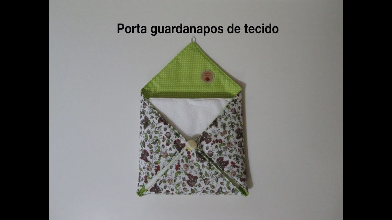 Diy porta guardanapos de tecido fácil