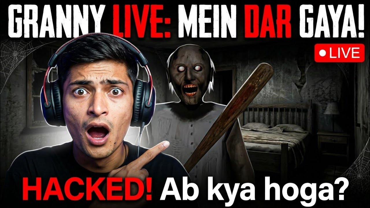 Granny Live! Intense Escape Room Gameplay || Granny Jumpscares!||granny 1 #granny #live #streaming