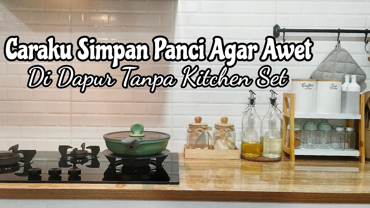 Caraku Simpan Panci di Dapur Tanpa Kitchen Set/ Alat Untuk Buat Panci Anti Gosong/Rebricks.id