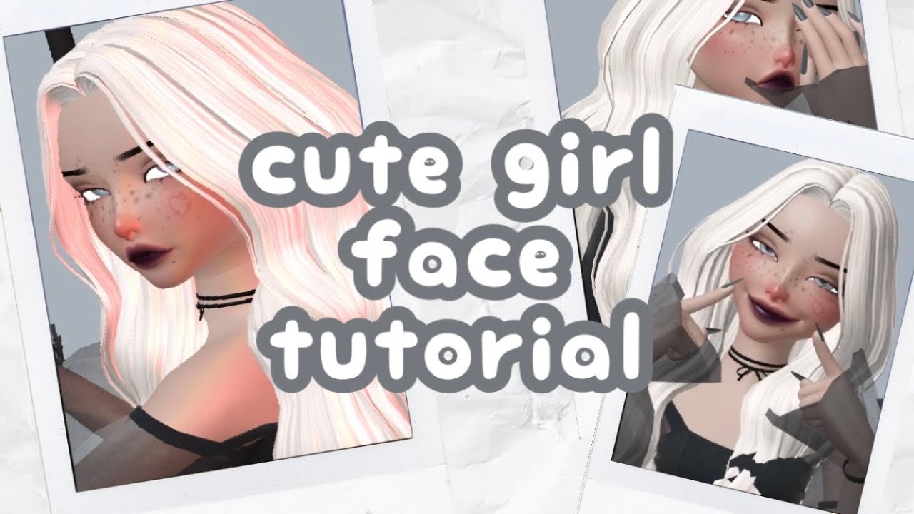 ZEPETO - cute girl face tutorial!