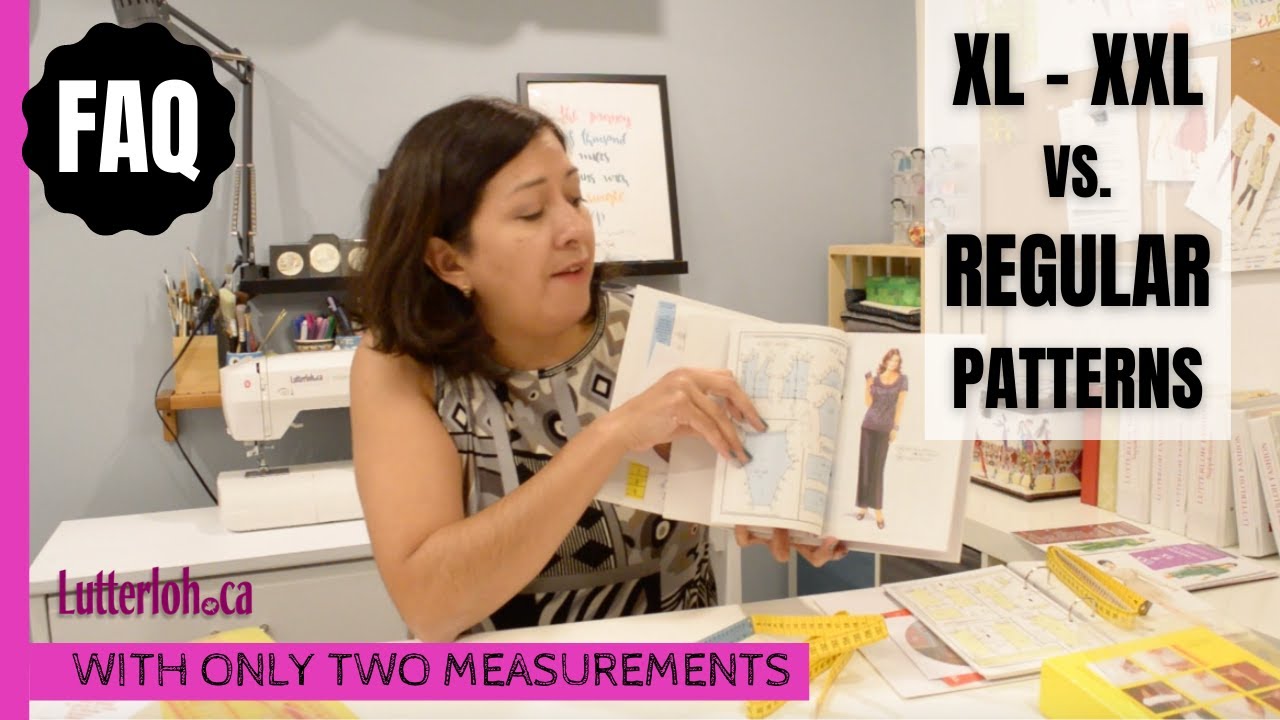 XXL easy made to measure patterns with Lutterloh System Patterns