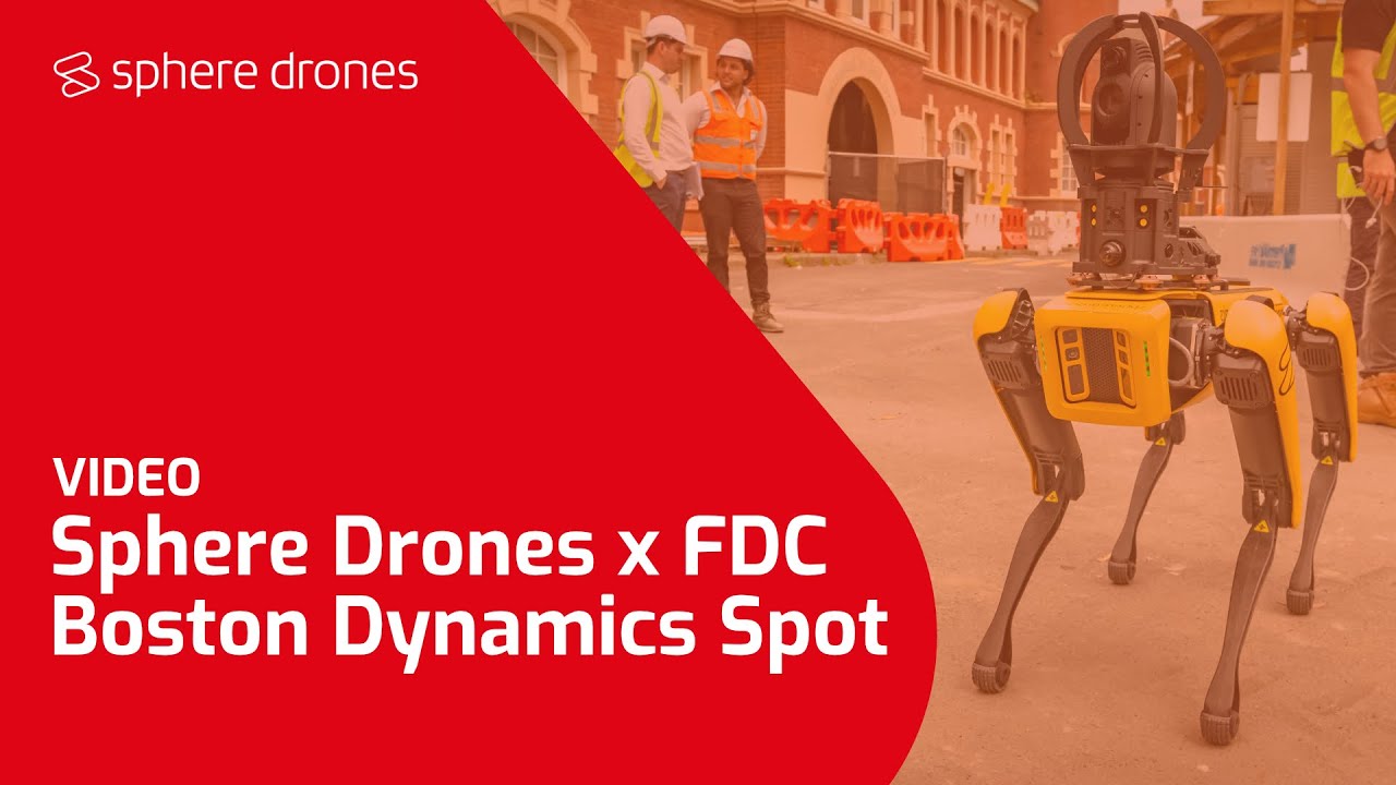 Sphere Drones x FDC - Boston Dynamics Spot on a construction site