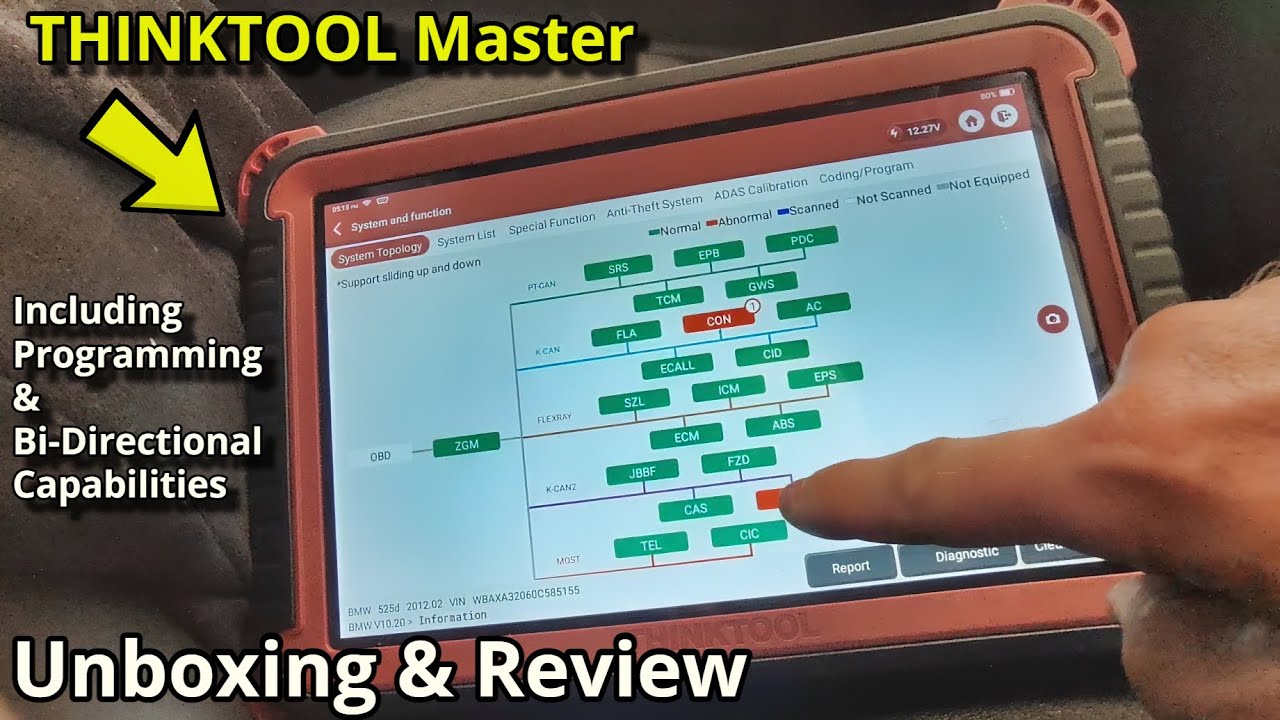 THINKCAR THINKTOOL Master Scan Tool - Unboxing & Review