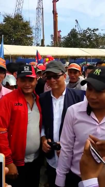 Chun Chanboth Also Attends Demonstration at Demoncratic Park on October 23, 2013