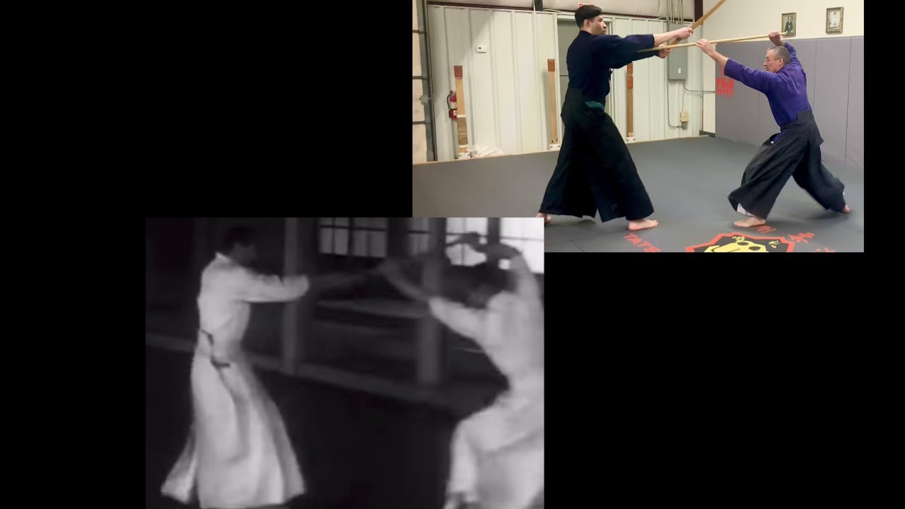Paul Frank Sensei mimics Shinto Muso-ryu Jodo without ever having lessons PART 1