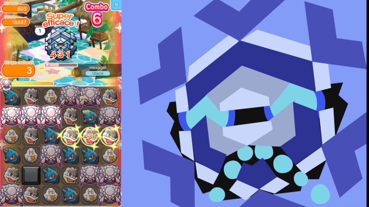 Pokémon Shuffle - Cryogonal (Itemless) [Level 603]