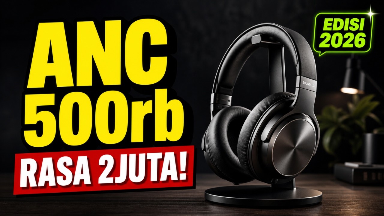 5 Rekomendasi HEADPHONE WIRELESS ANC 500 Ribuan Terbaik 2025!